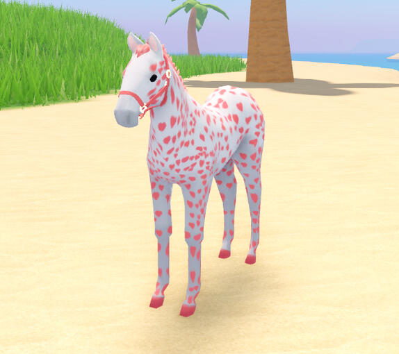 Spinkle | Pink Hearted Leopard V1 Appaloosa